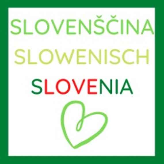 Schriftzug Slowenisch