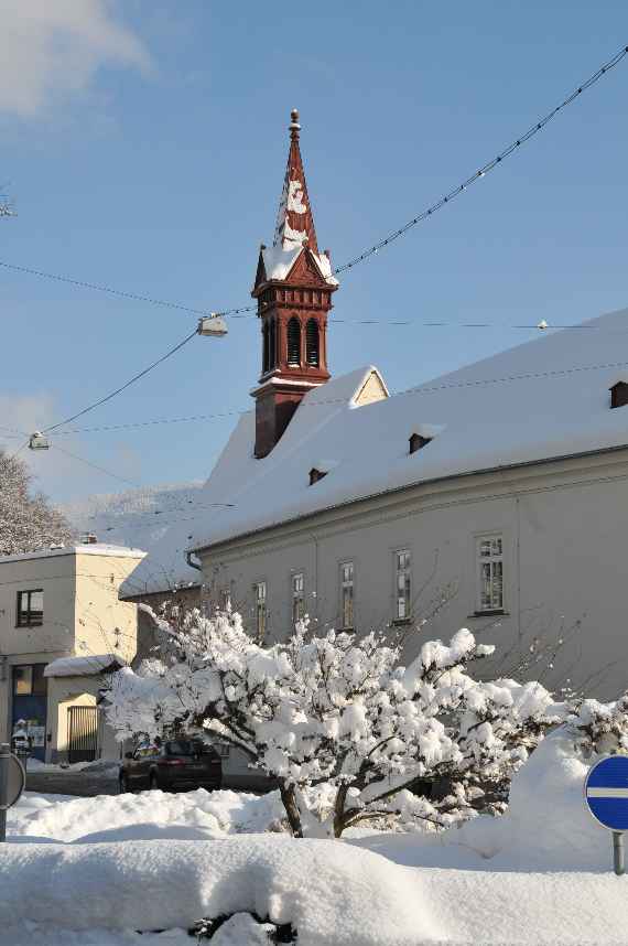 Die Martinskapelle im Winter