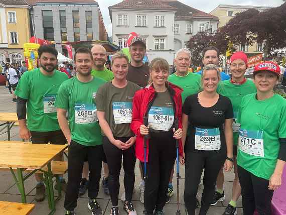 Unser Personal beim Brucker Busniesslauf