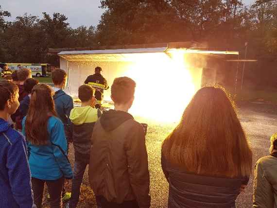 Ein Metallbrand sollte fachgerecht gelöscht werden