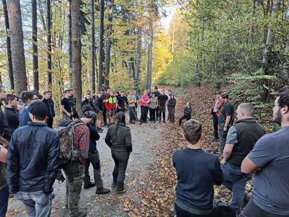 Gruppe im Freien