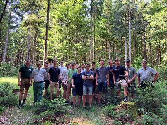 Der AL2 steht im Wald