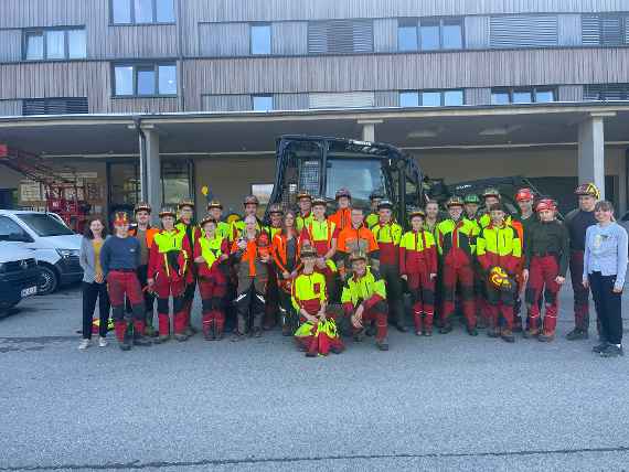 Die 3B in Traunkirchen im Gruppenbild