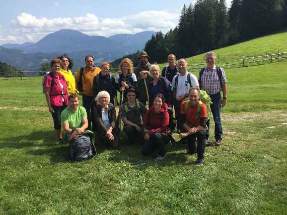 Die Wandergruppe der Mitarbeiter der HBLA Bruck