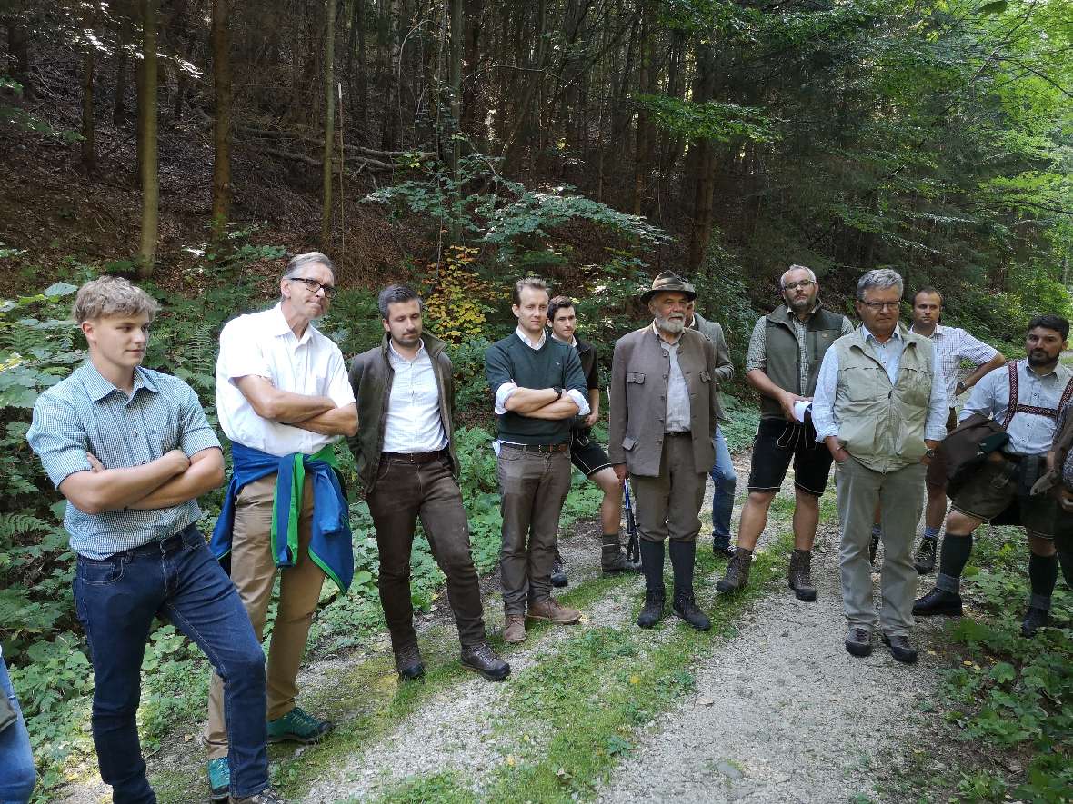 Exkursion in den Lehrforst