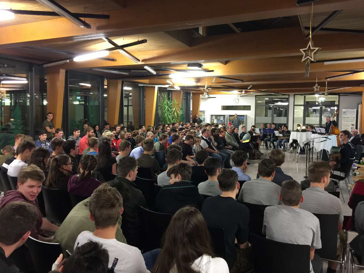 Ein Blick in die Aula