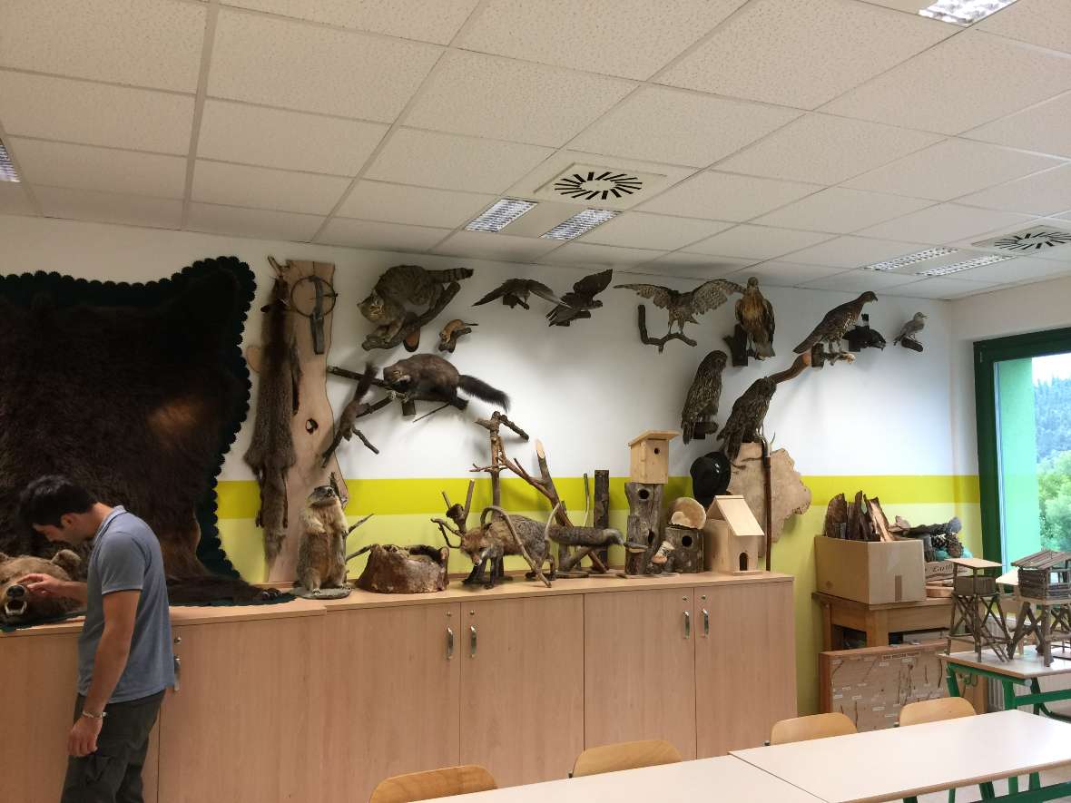 Hier findet der jadgliche Unterricht statt