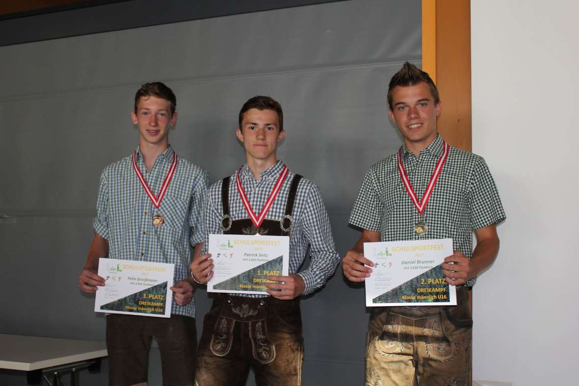 Siegerehrung Sportfest Burschen