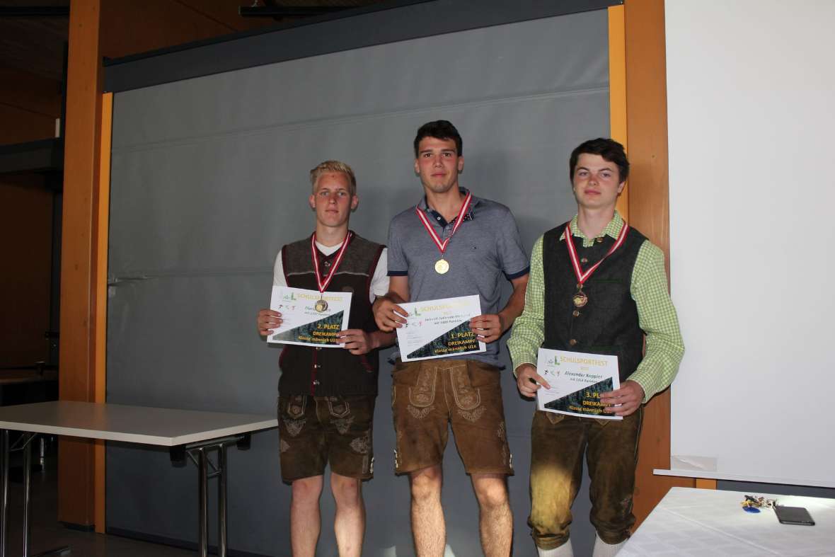 Siegerehrung Sportfest Burschen Zwei