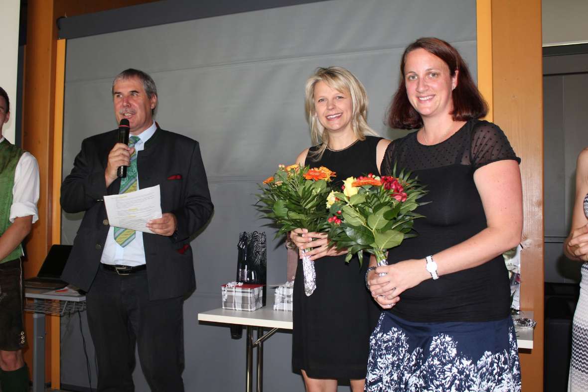 Direktor mit Mathematikprofessorinnen