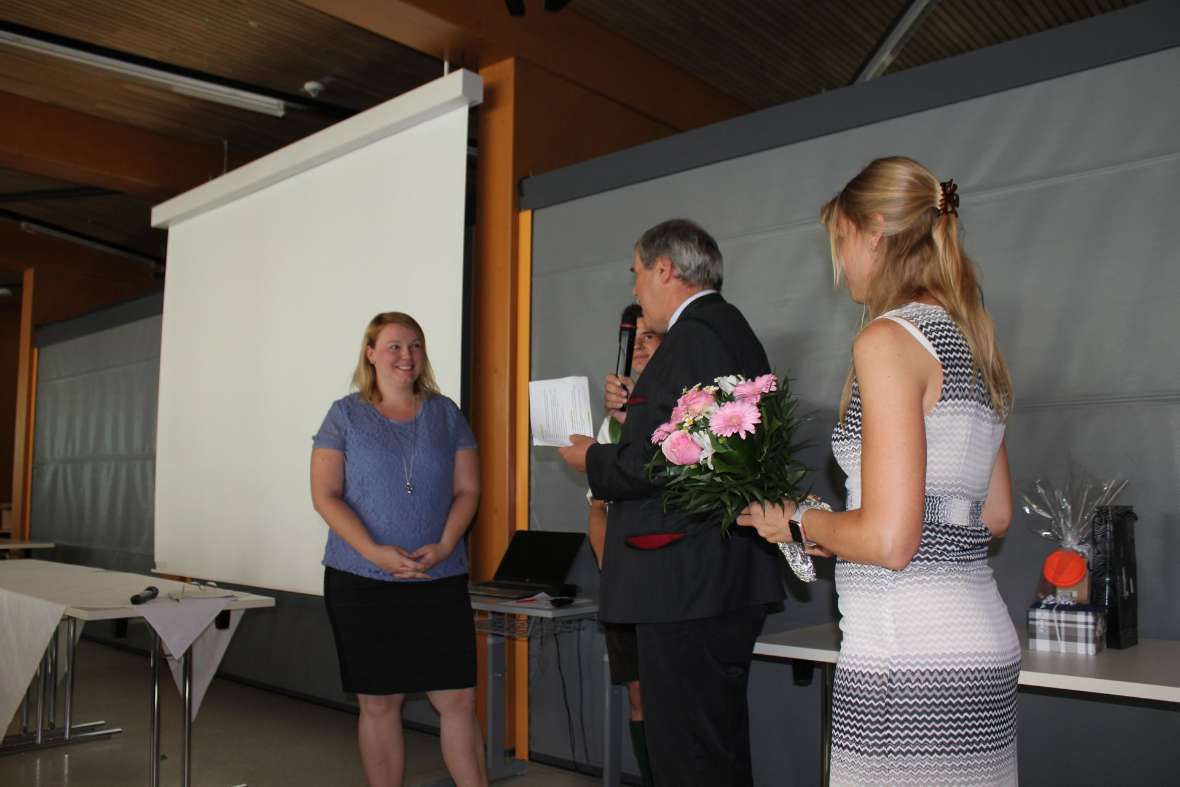 Kollegin Schneller wird verabschiedet