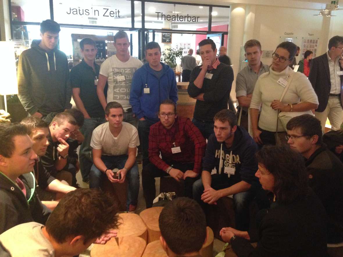 Bei einer Gruppendiskussion