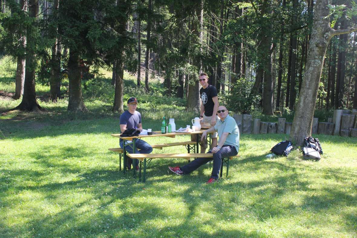 Eine Gruppe von Professoren