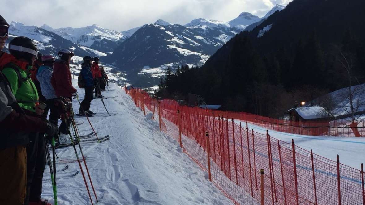 Hier endet die Piste