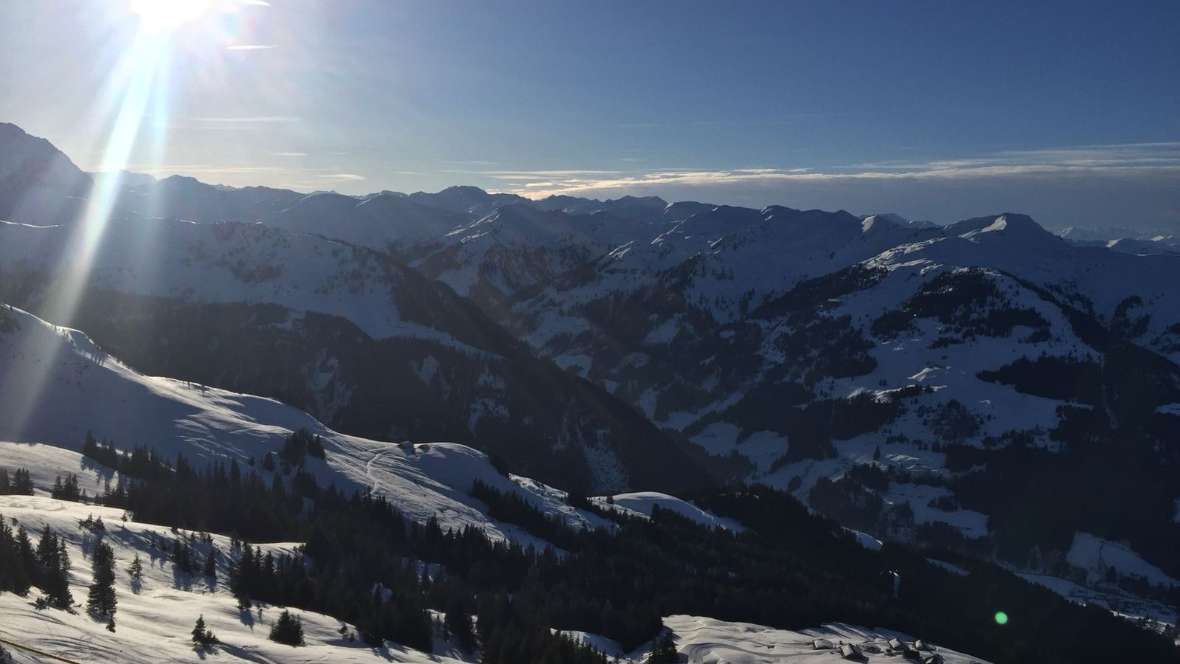 Die Berge der Tiroler Alpen