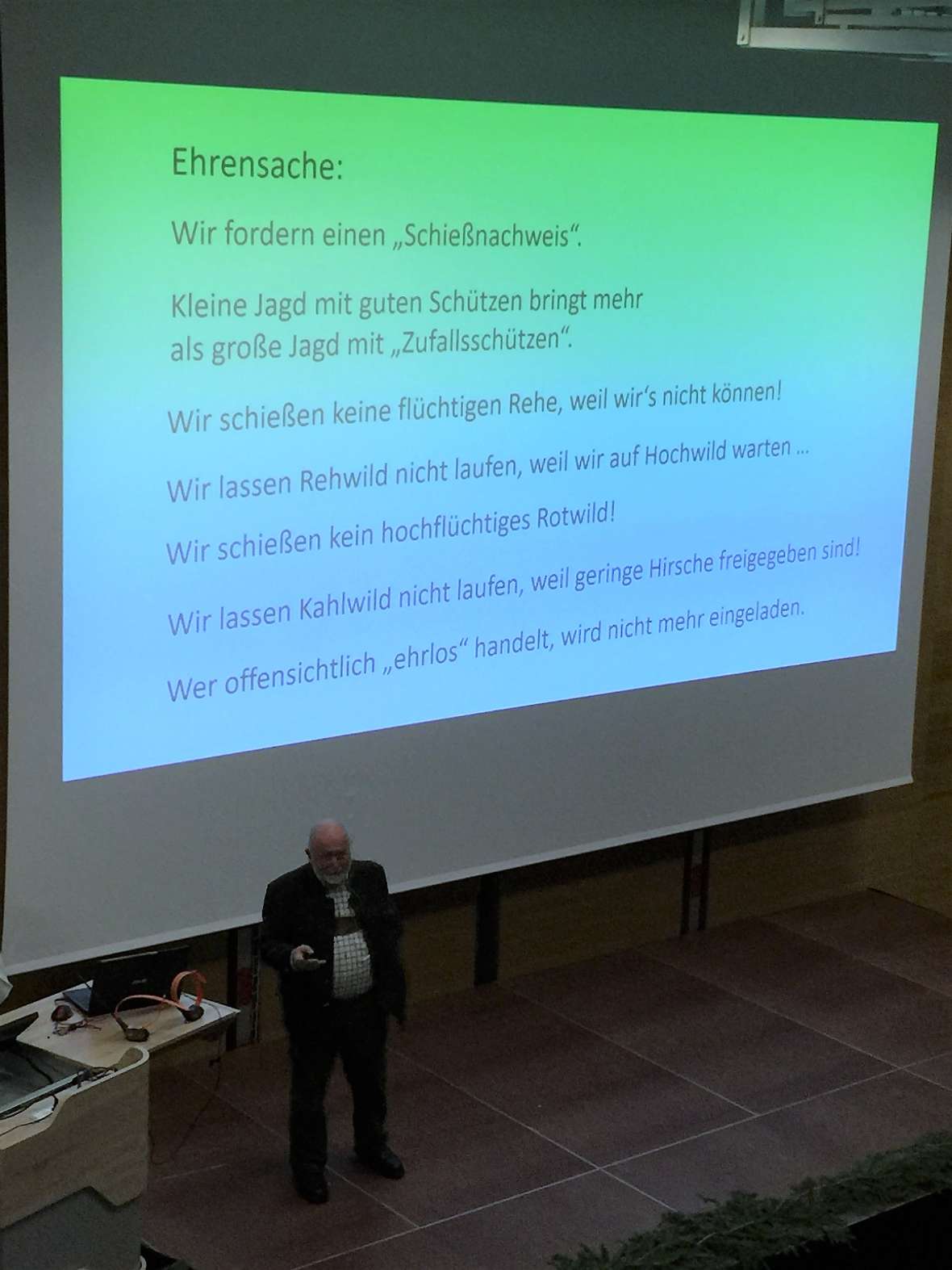Einige Ideen zum Ethos bei Stöberjagden