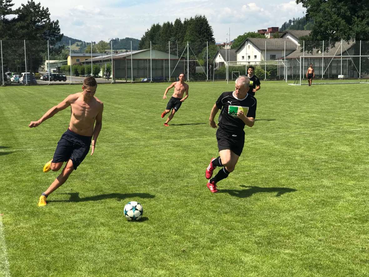 Das Match ist im vollen Gang