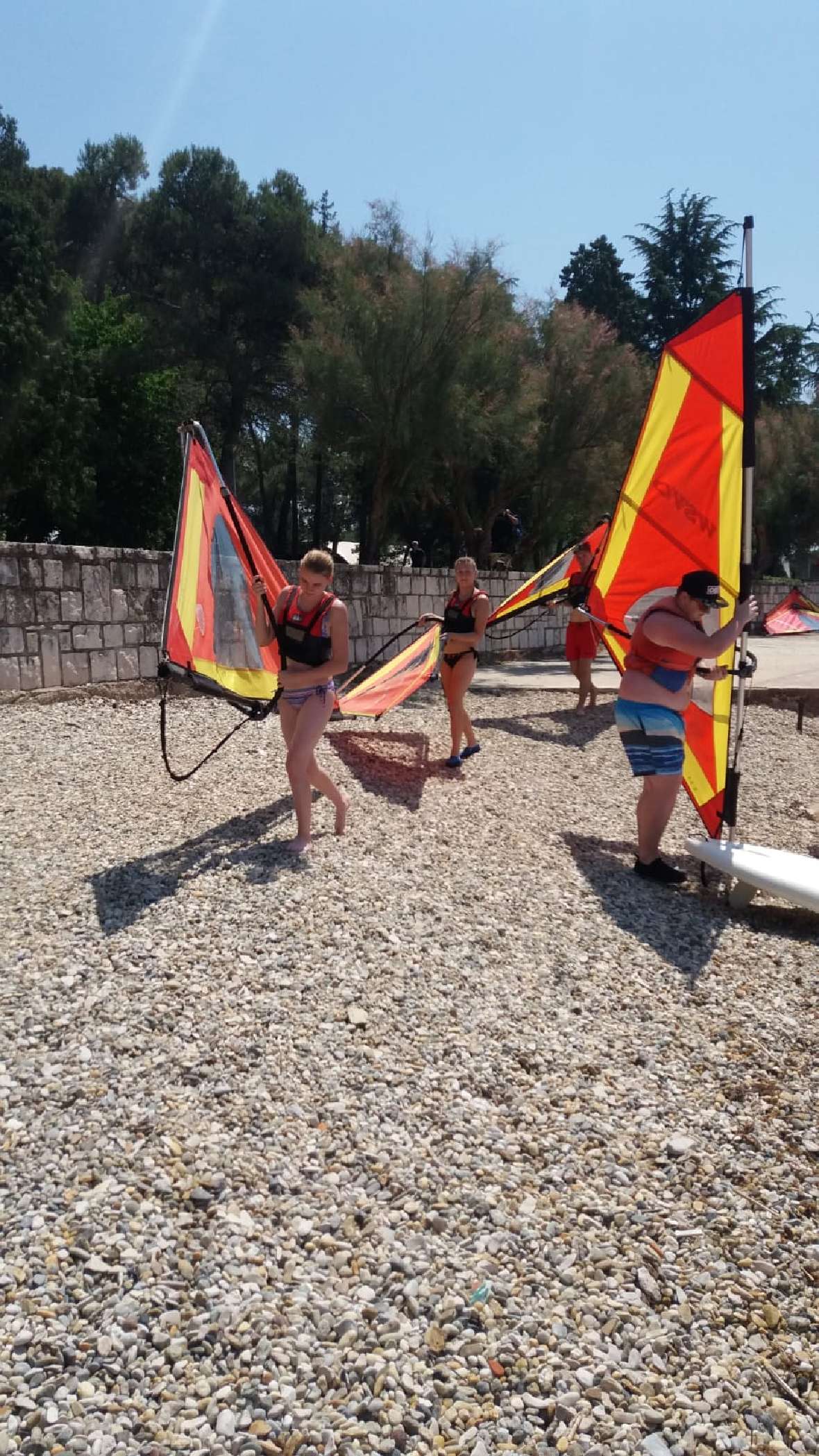Surfing in Umag