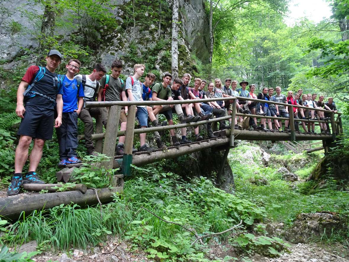 Die 1B in der Bärnschützklamm