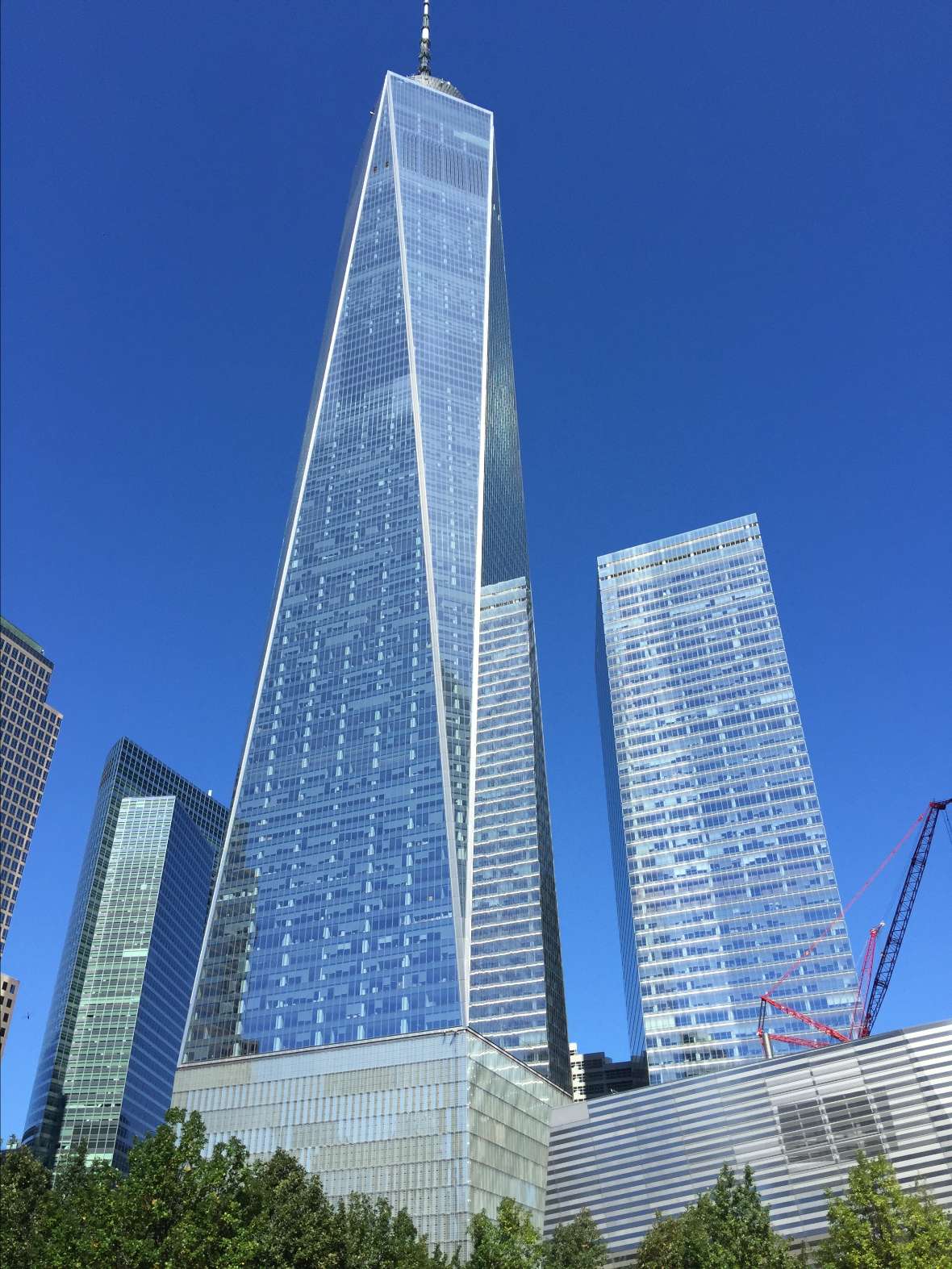 Der gigantische Turm des neuen One World Trade Center