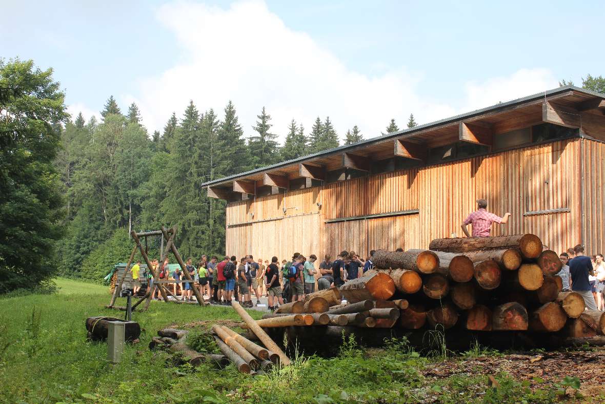 Ein Blick auf das Areal auf der Fleischhackeralm