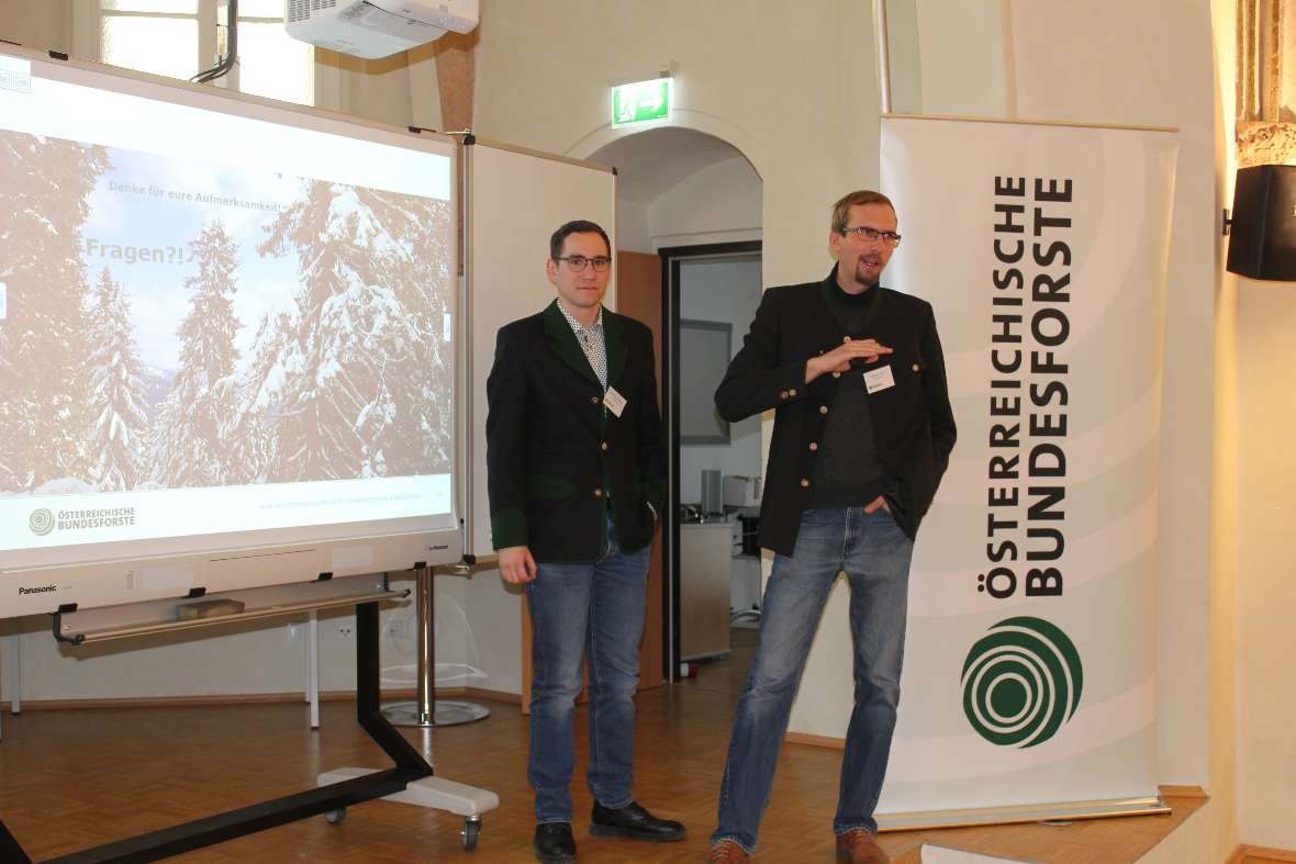 Zwei Refernten des ÖRisk-Kurses