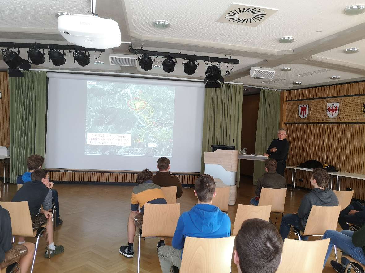 Blick in den Raum während des Vortrags