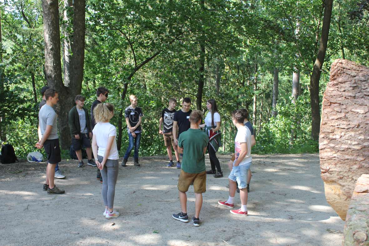 Eine Gruppenaktivität für die Waldpädagogen