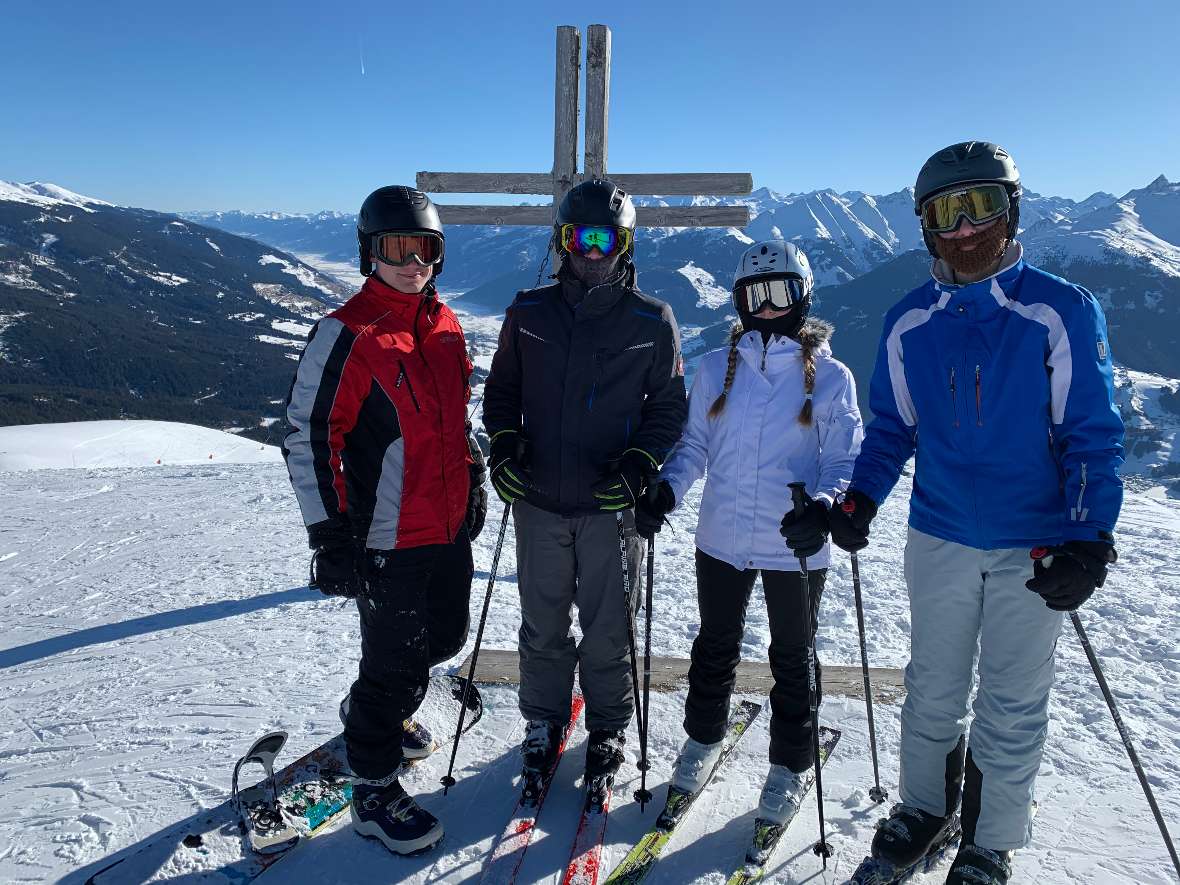 Gipfeltreffen am Gipfelkreuz