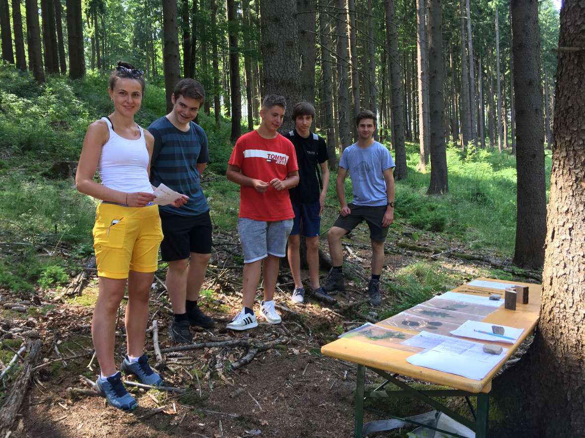 Station Bestimmen und Erkennen von Exponaten