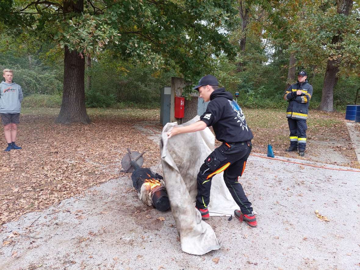 Feuerlöschen in Lebring