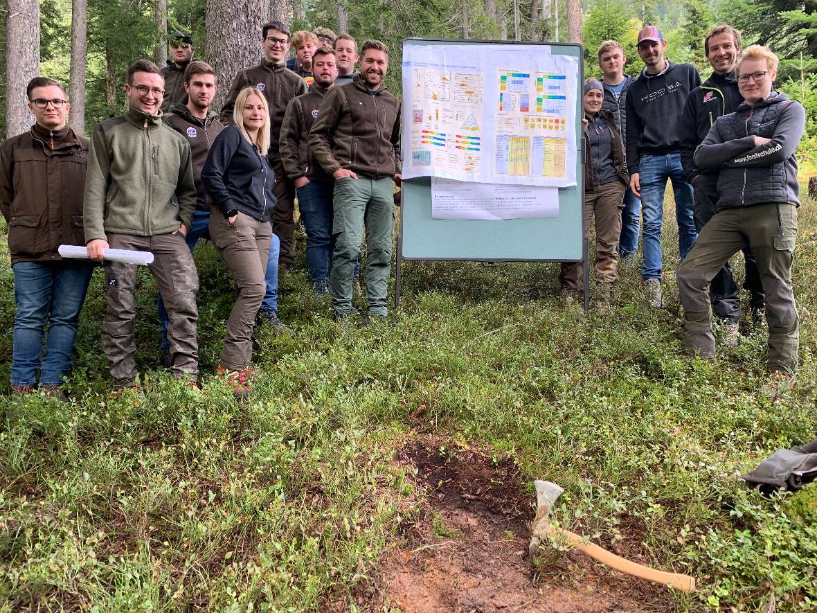 Gruppenbild zur dynamischen Waldtypisierung