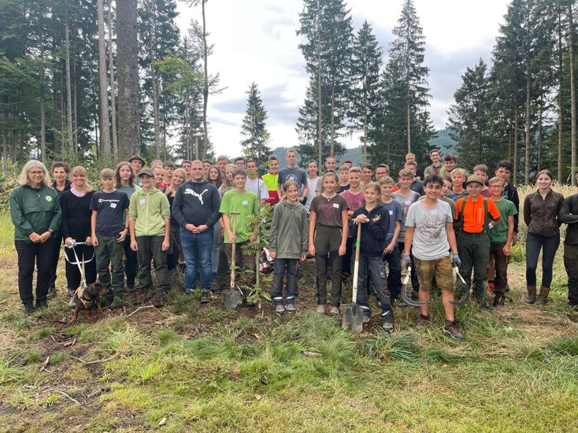 Gruppenbild der ersten Klasse