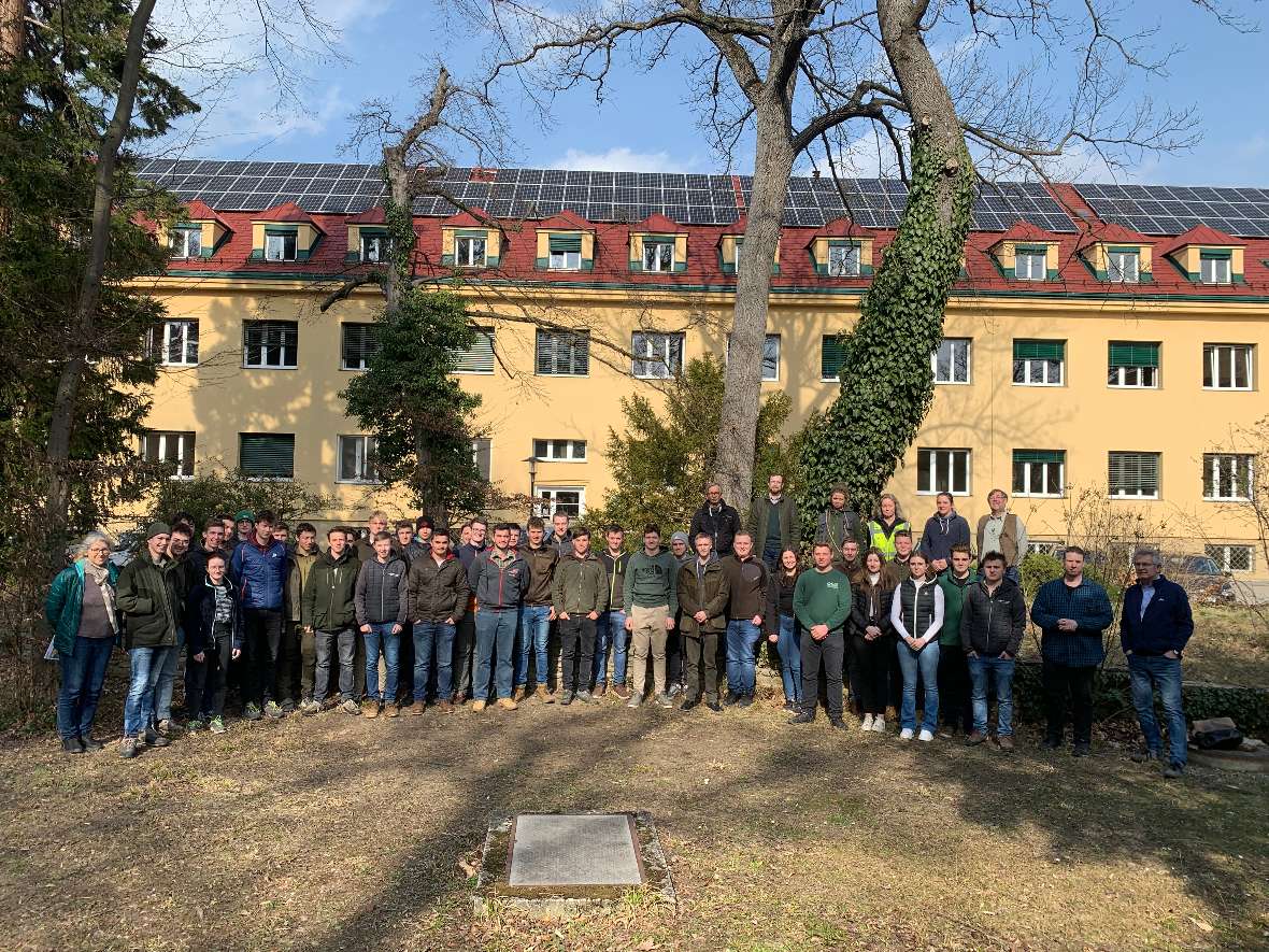 Gruppenbild am Ende der Besichtigung