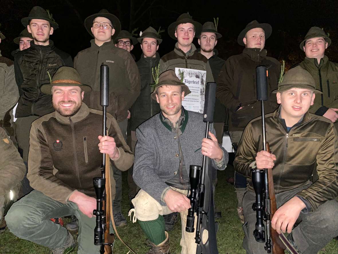 Teilnehmer bei der Jagd