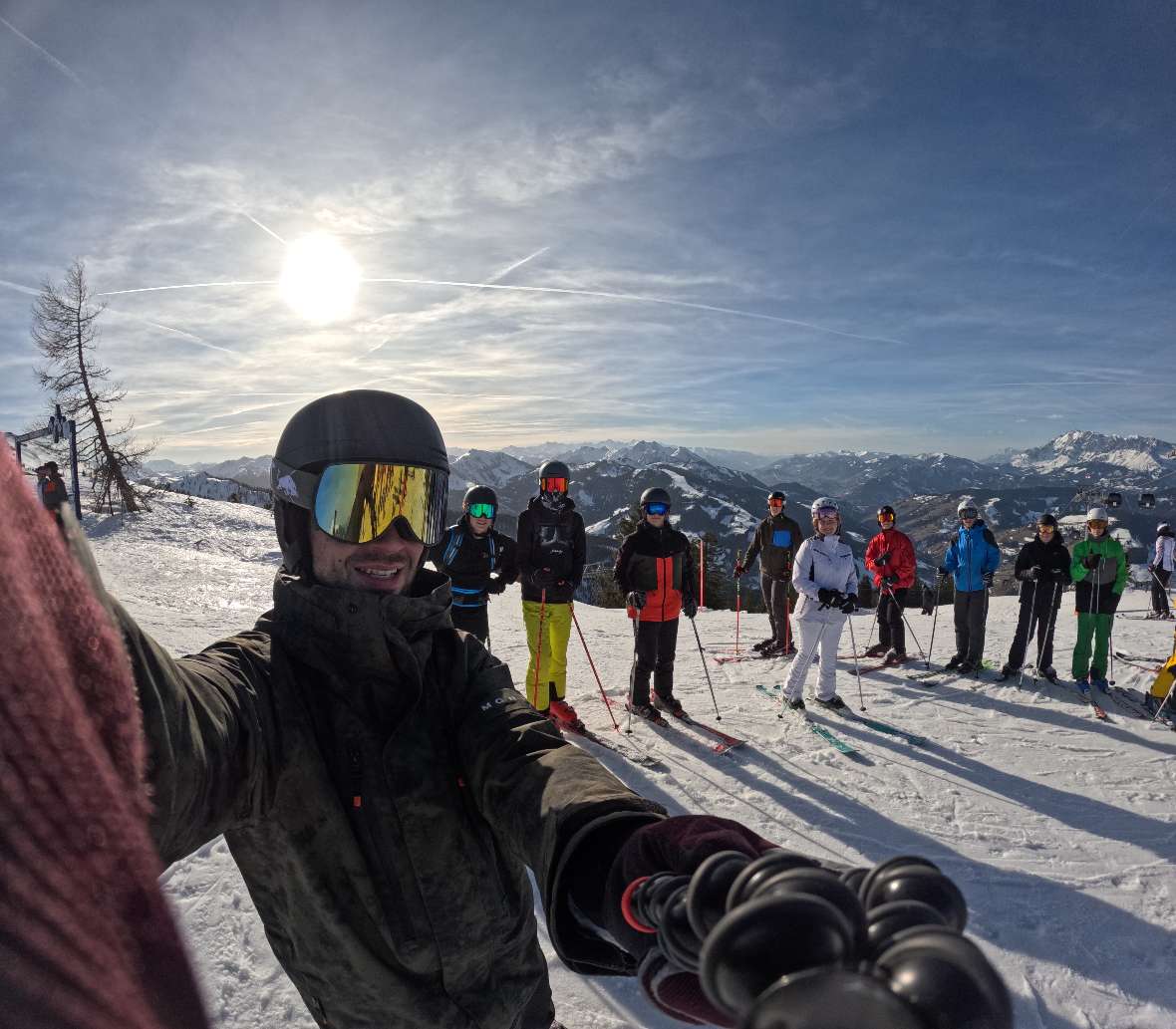 Selfie von der Piste