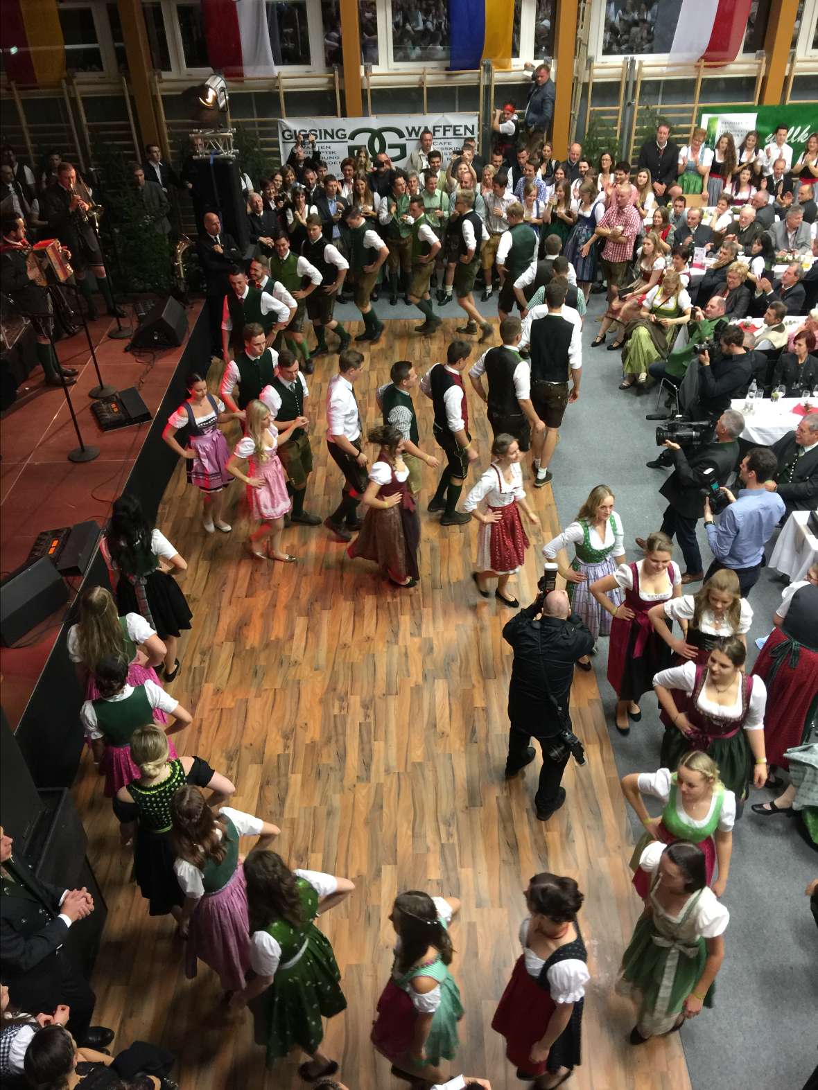 Die Formation einer Acht