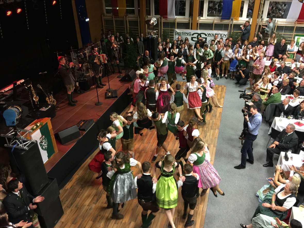 Formation in der Polonaise