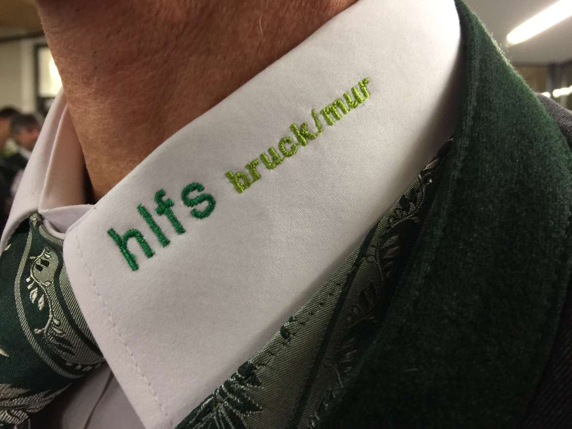 Kragen mit dem alten HLFS-Logo