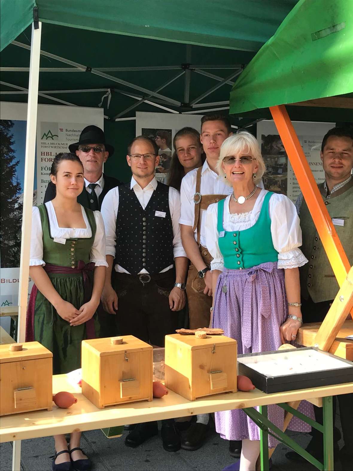 Die Betreuerinnen und Betreuer unseres Standes