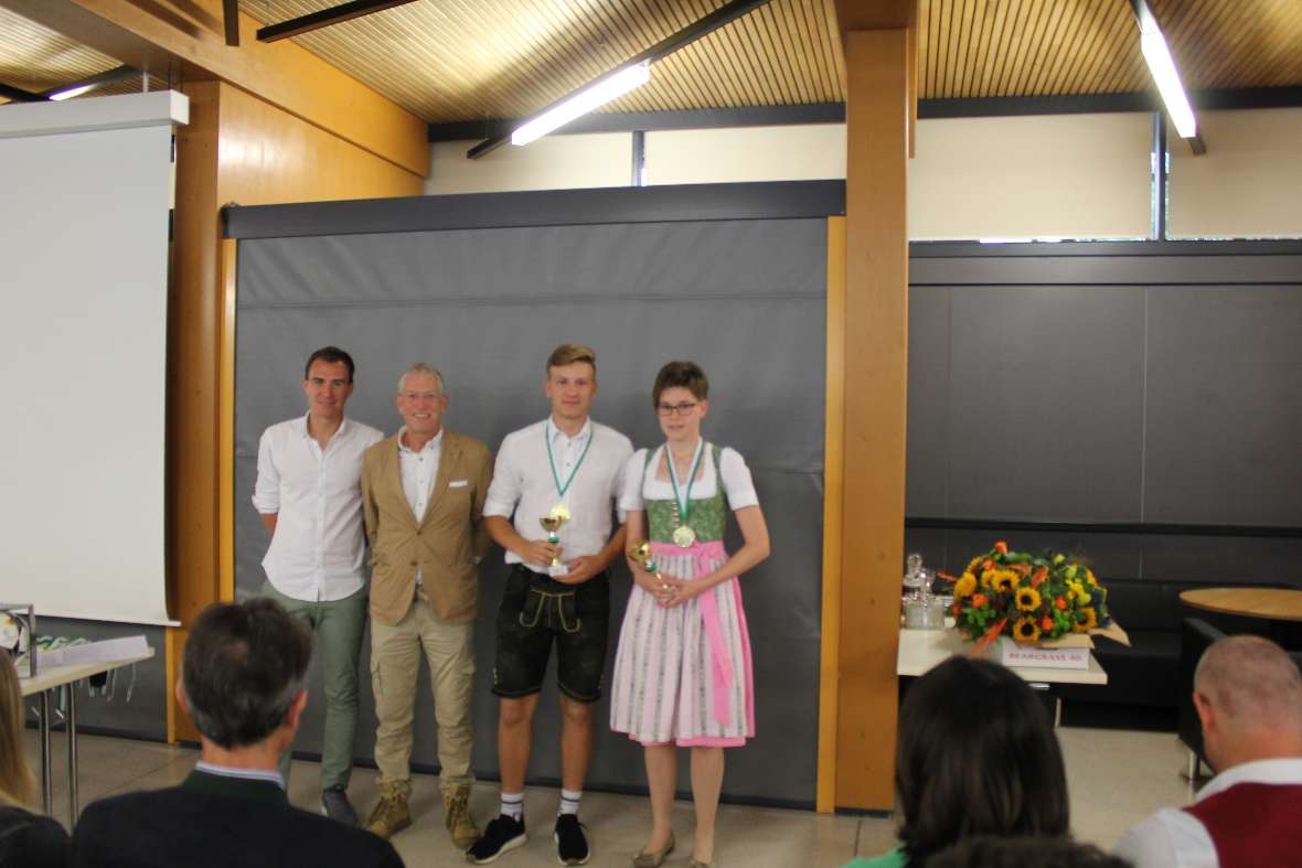 Ehrung Tagessieger Sportfest männlich und weiblich