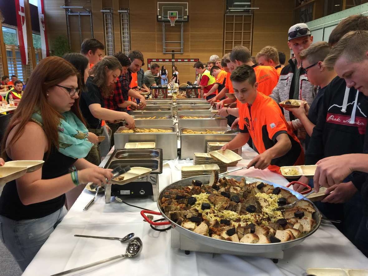 Zugriff auf das Buffet