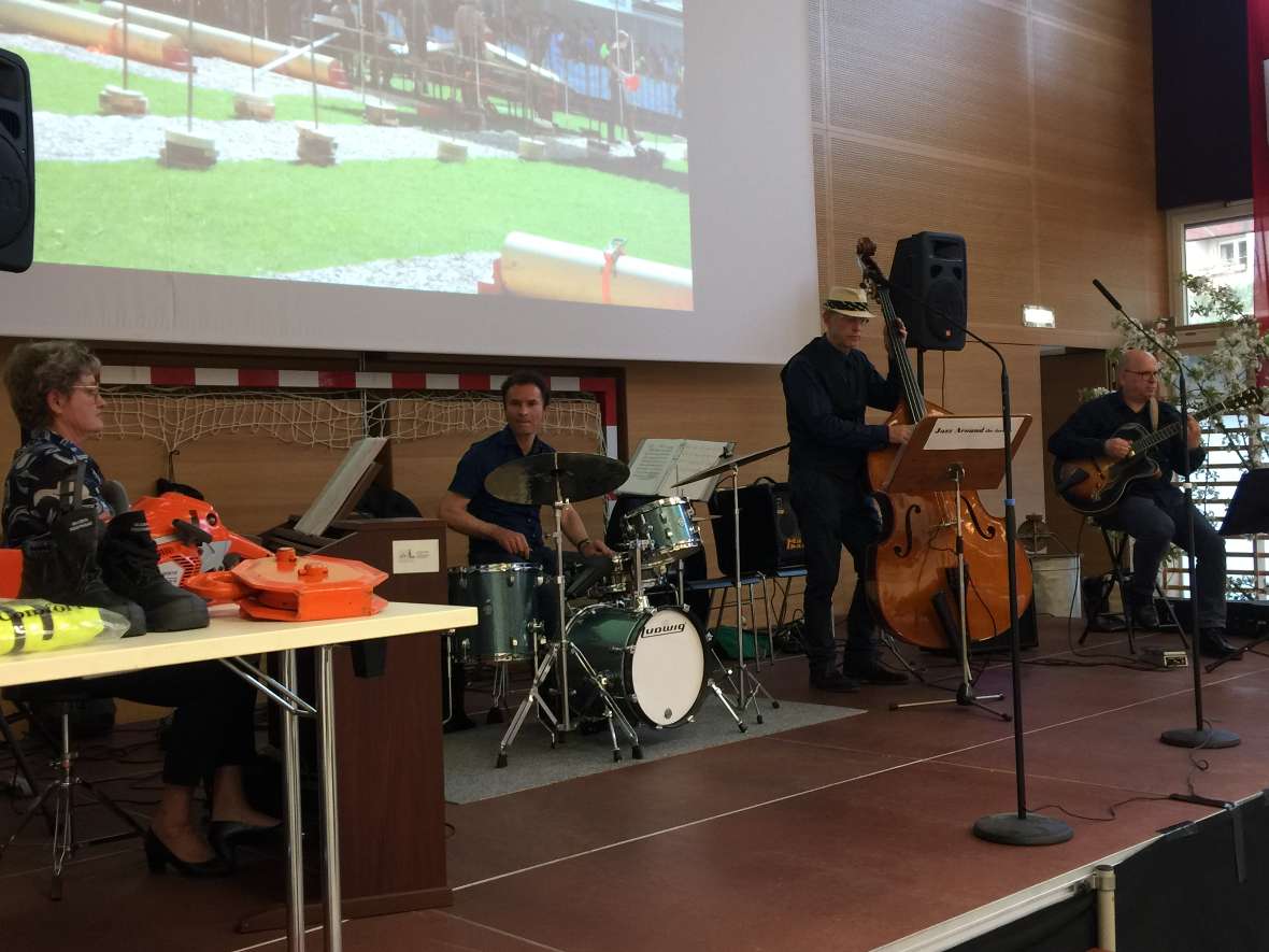 Jazz around the forest in action