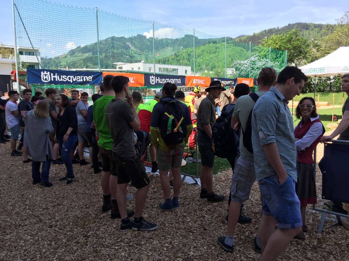 Ein Blick auf die Zuschauer