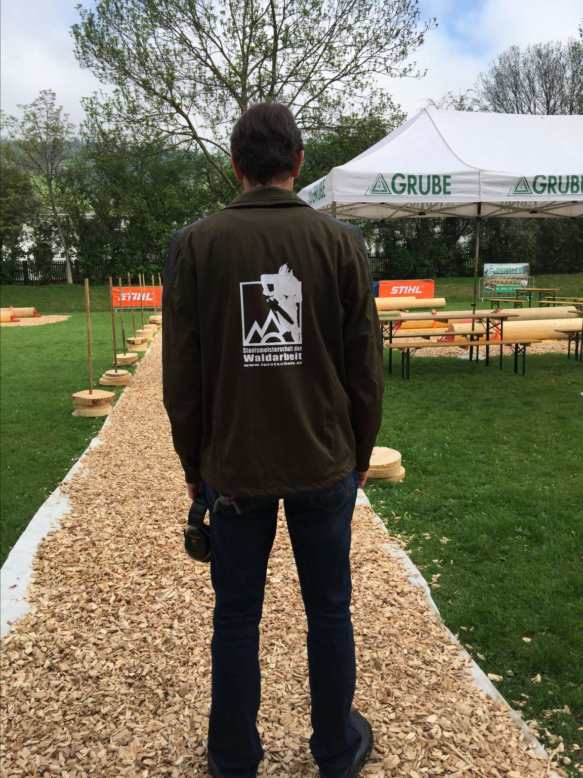 Unser Organisator von hinten